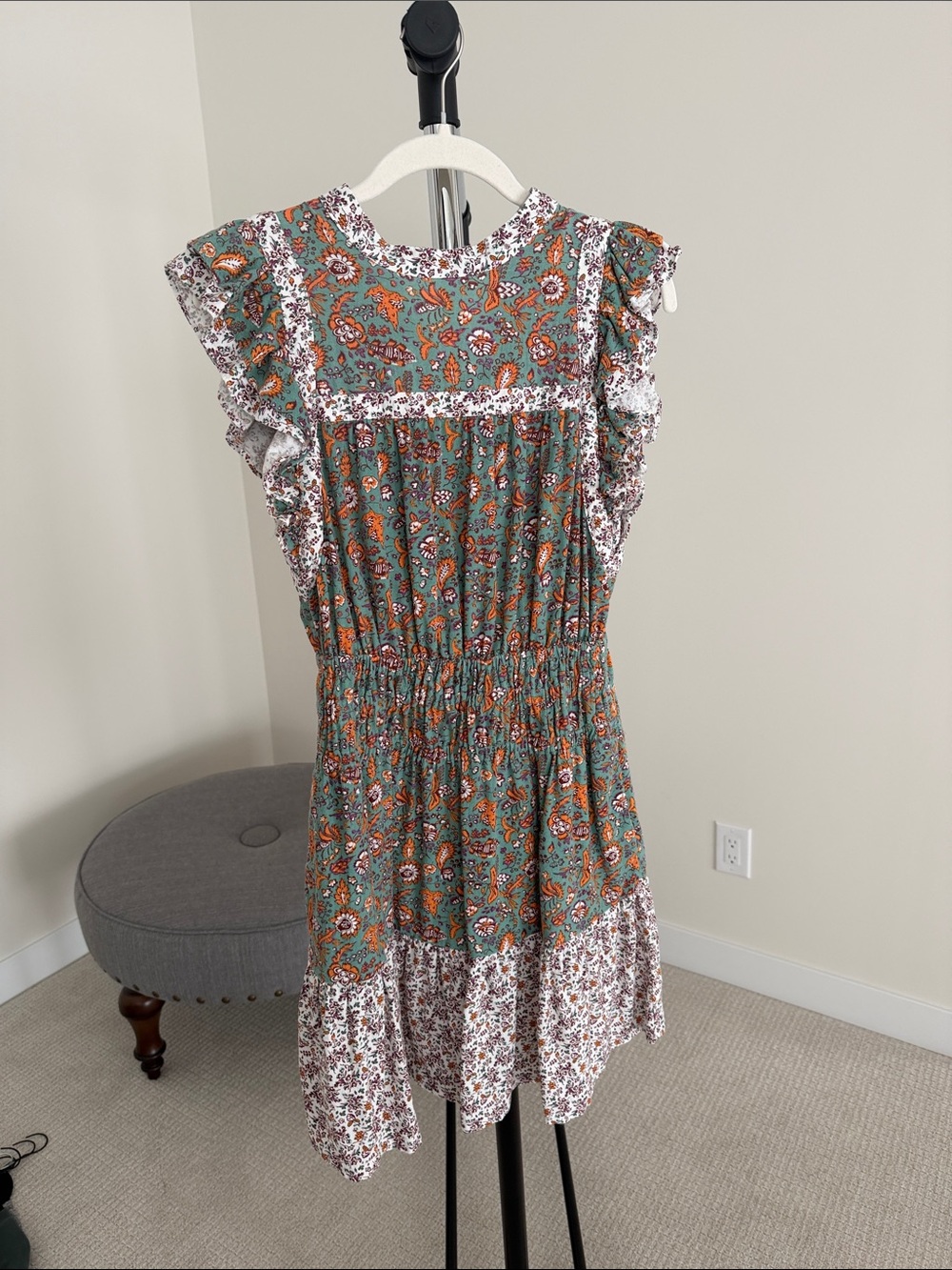 Universal Thread Floral Tiered Ruffle Dress